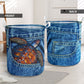 Turtle Jean Pocket Style - Laundry Basket - Owls Matrix LTD