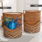 Turtle Rattan Teaxture So Classic - Laundry Basket - Owls Matrix LTD