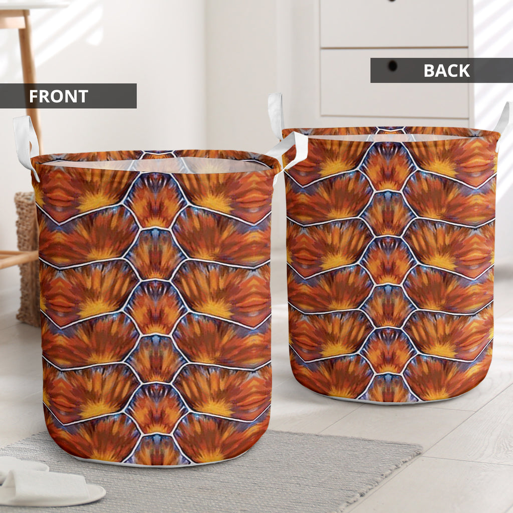 Turtle Wall So Beautiful - Laundry Basket - Owls Matrix LTD