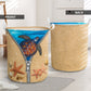 Turtle Zipper Starfish Blue - Laundry Basket - Owls Matrix LTD