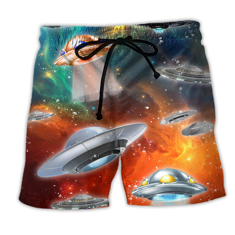 UFO Universe Galaxy Mystery - Beach Short