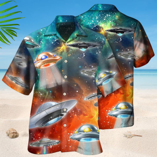 UFO Universe Galaxy Style – Hawaiian Shirt