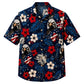 USA 250th Anniversary Wide Hawaiian Shirt- Tropical Floral Eagle