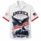 USA 250th Anniversary Wide Hawaiian Shirt- America Home of Brave