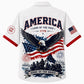 USA 250th Anniversary Wide Hawaiian Shirt- America Home of Brave