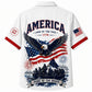 USA 250th Anniversary Wide Hawaiian Shirt - America Home of Brave
