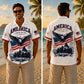USA 250th Anniversary Wide Hawaiian Shirt - America Home of Brave