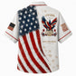 USA 250th Anniversary Wide Hawaiian Shirt- Anniversary Eagle Crest