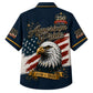 USA 250th Anniversary Wide Hawaiian Shirt- Golden American Pride