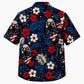 USA 250th Anniversary Wide Hawaiian Shirt- Tropical Floral Eagle