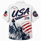 USA 250th Anniversary Wide Hawaiian Shirt- USA Land of the Free