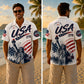 USA 250th Anniversary Wide Hawaiian Shirt - USA Land of the Free