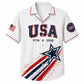 USA 250th Anniversary Wide Hawaiian Shirt- USA Shooting Star Brush