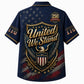 USA 250th Anniversary Wide Hawaiian Shirt- United We Stand Crest