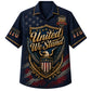 USA 250th Anniversary Wide Hawaiian Shirt- United We Stand Crest