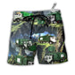 Beach Short / Adults / S Truck US Waste Collector Style - Beach Short - Owls Matrix LTD