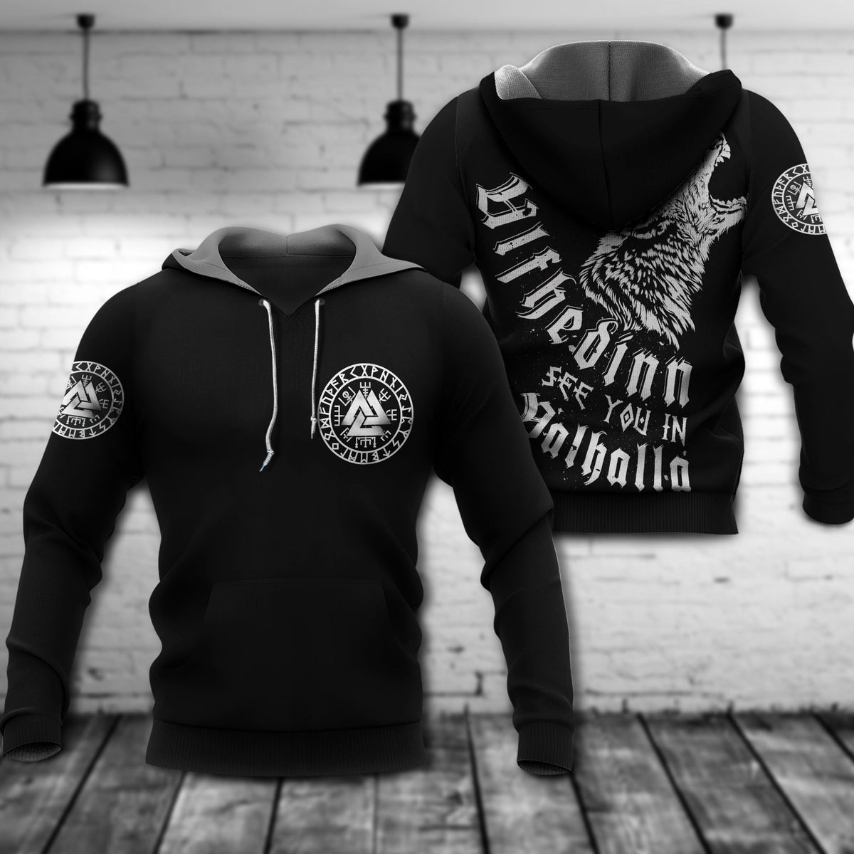 Ulfhednar Warrior Legend Art – 3D Hoodie