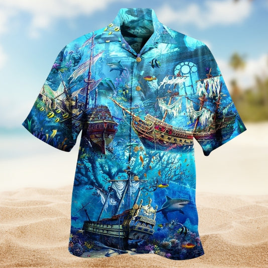 Underwater Treasures Forgotten Ships Limited Edition – Hawaiian Shirt