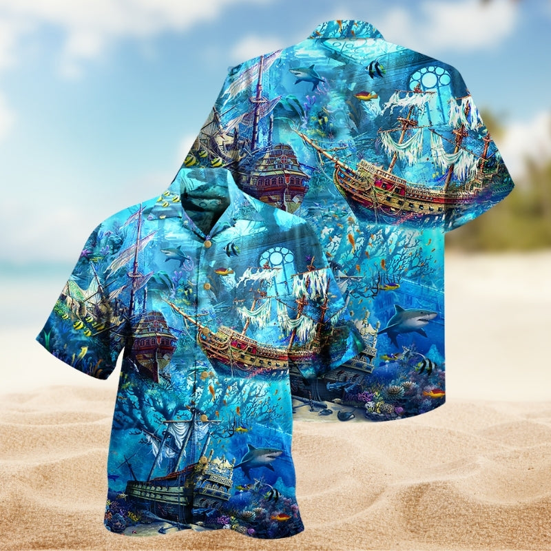 Underwater Treasures Forgotten Ships Limited Edition – Hawaiian Shirt