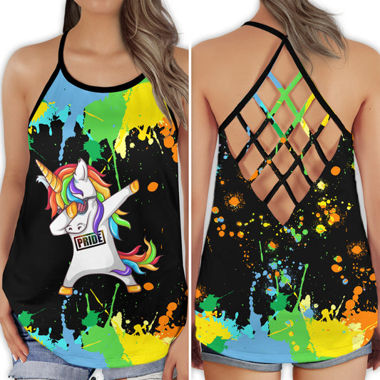 Colorful Unicorn Love Style - Hollow Tank Top