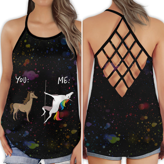 Unicorn Do What I Want - Hollow Tank Top