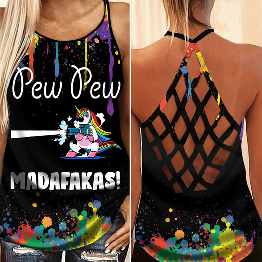 Unicorn Loves Color Loves Peaceful Limited Edition 1 – Hollow Tank Top