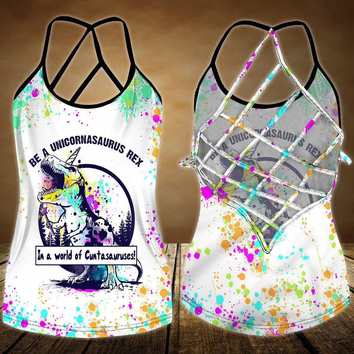Unicorn Loves Color Loves Peaceful Limited Edition 5 – Hollow Tank Top