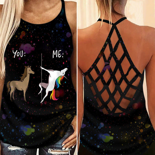 Unicorn Loves Color Loves Peaceful Limited Edition 6 – Hollow Tank Top