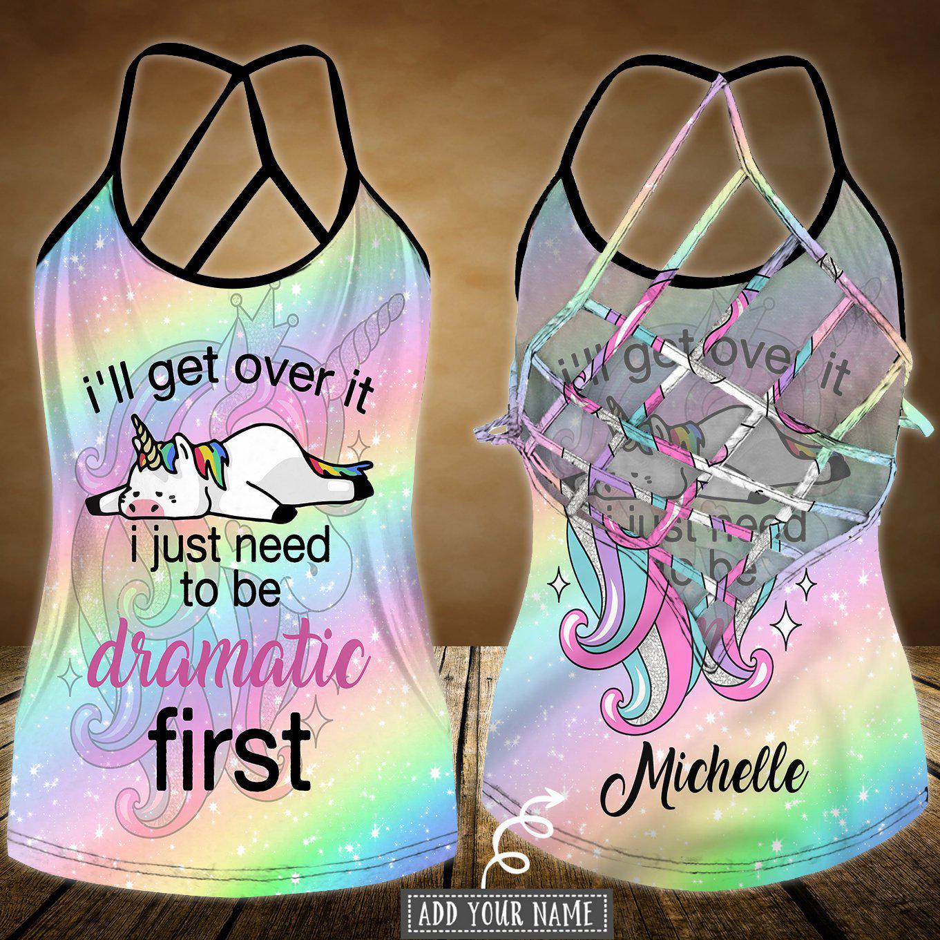 Unicorn Loves Color Loves Peaceful Custom Limited Edition 7 – Hollow Tank Top