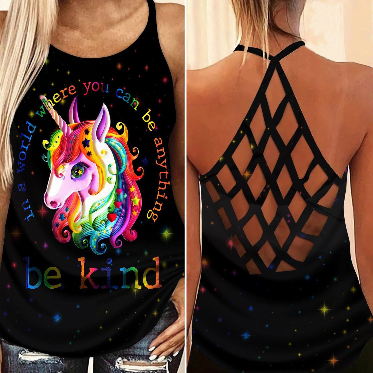 Unicorn Loves Color Loves Pride Limited Edition 8 – Hollow Tank Top