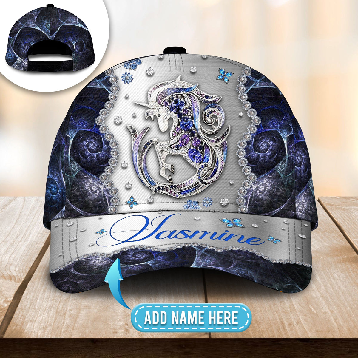 Lovely Unicorn Jewelry Personalized – Classic Cap