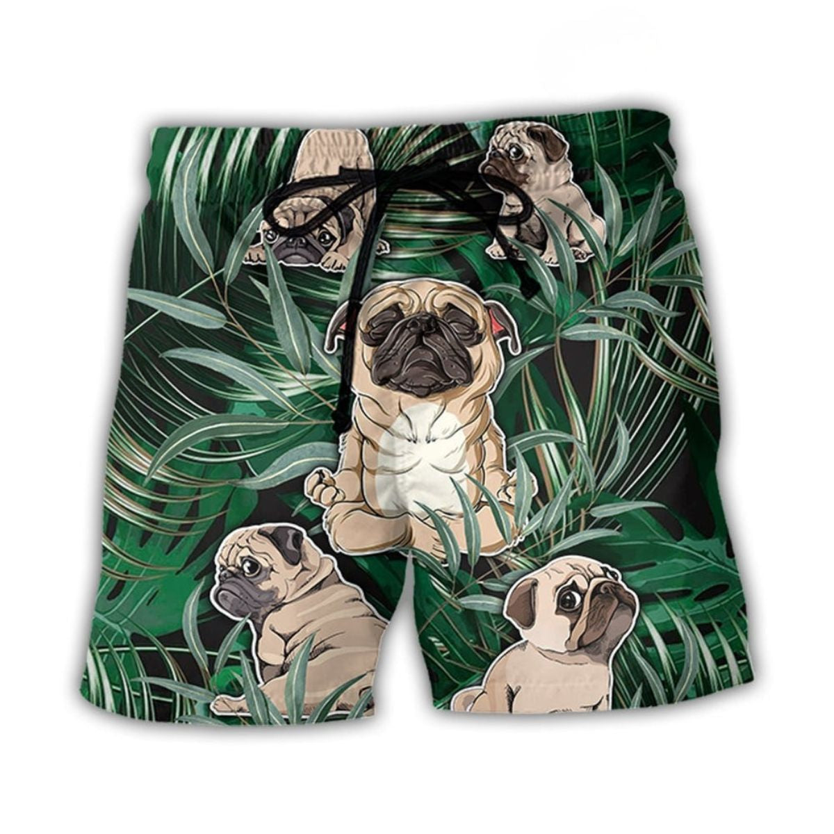 Pitbull Yoga Tropical Pose – Beach Short