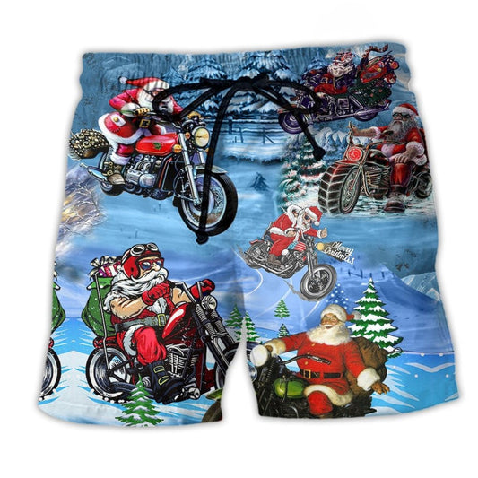 Christmas Driving With Santa – Beach Short
