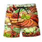 Food Hot Dog And Cucumber Fun – Beach Short