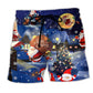 Christmas Santa And Gifts – Beach Short
