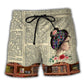 Book Lover Into The Bookstore – Beach Short