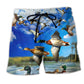 Duck Keep Freedom Wild – Beach Short