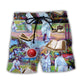 Cricket And Book Lover Style – Beach Short