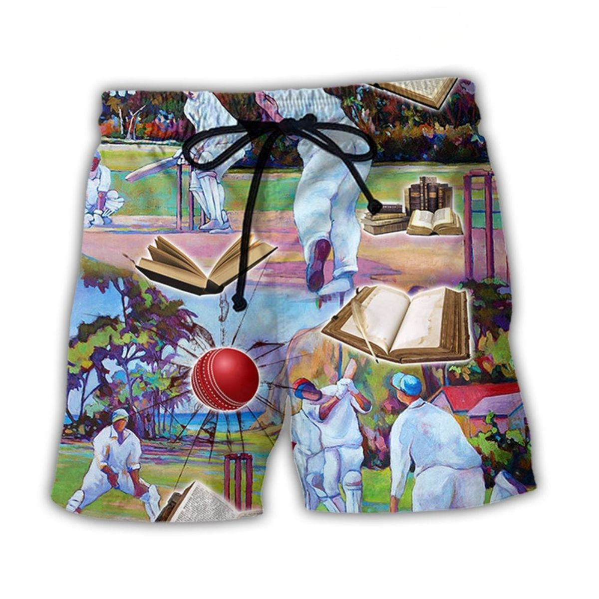 Cricket And Book Lover Style – Beach Short