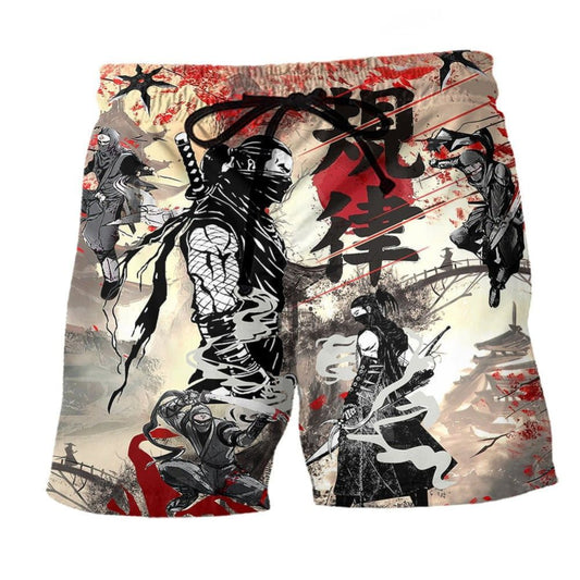 Ninja Only A Ninja Can Stop – Beach Short