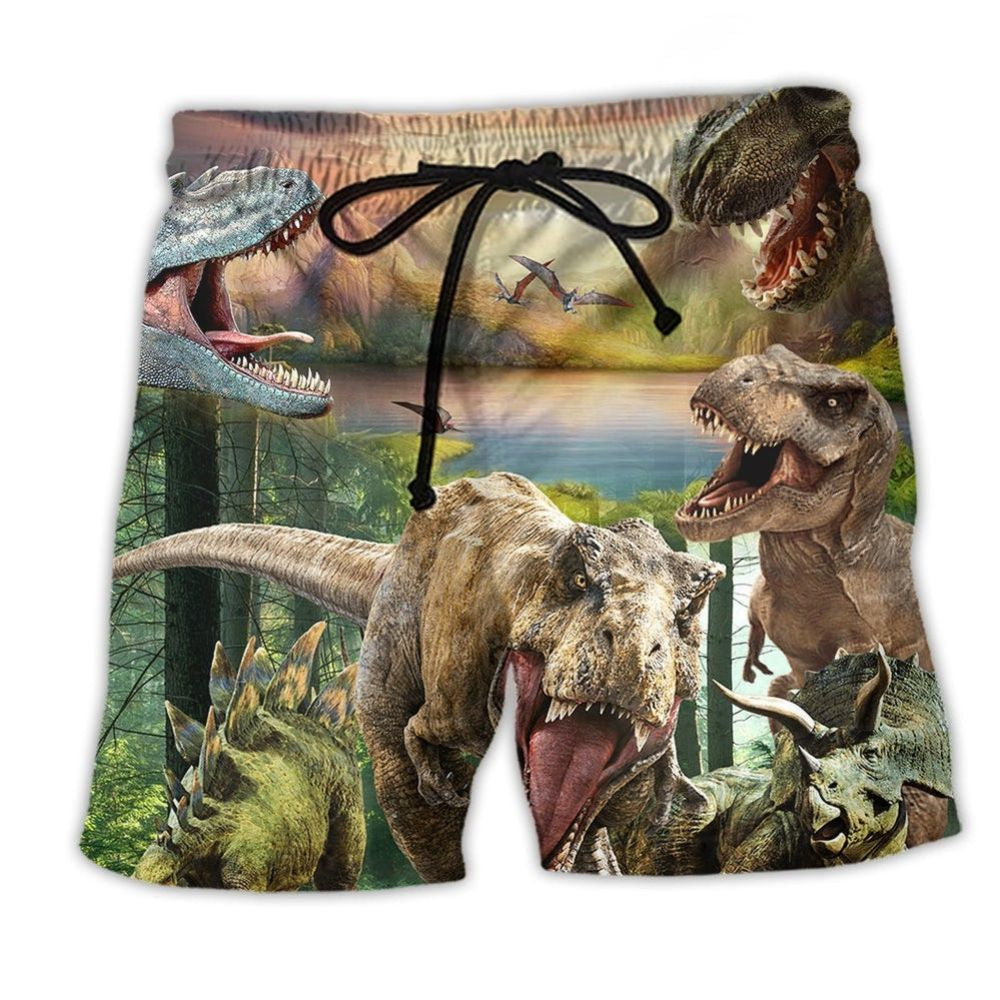 Dinosaur I Am Strong Roarsome – Beach Short