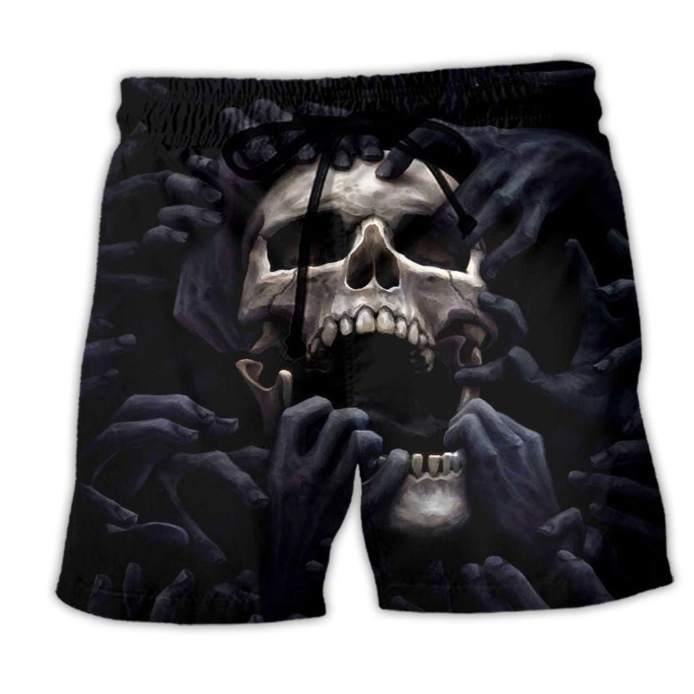 Skull Cool Dark Style – Beach Short