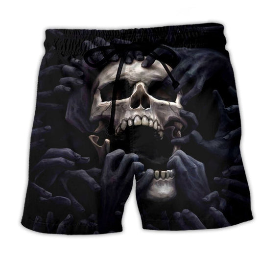 Skull Cool Dark Style – Beach Short