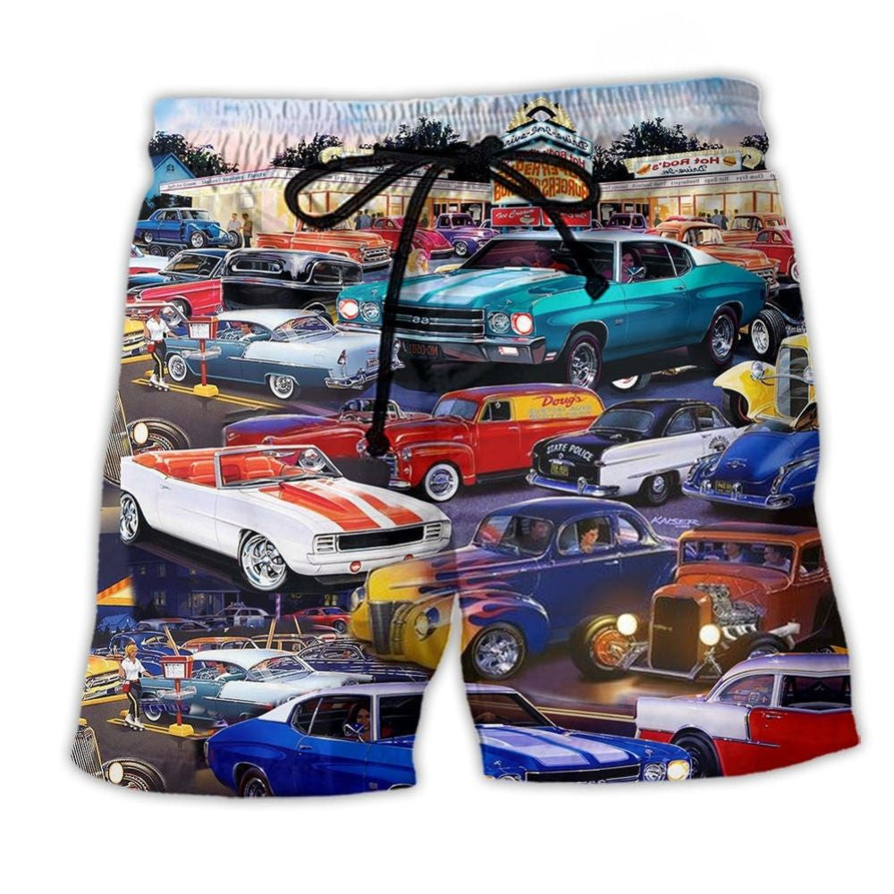 Classic Car Drive My Way – Beach Short