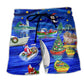 Christmas Coming Holiday Joy – Beach Short