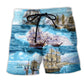 Sailing Go To The Sea – Beach Short