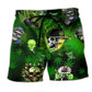 Skull Get High Fun Style – Beach Short