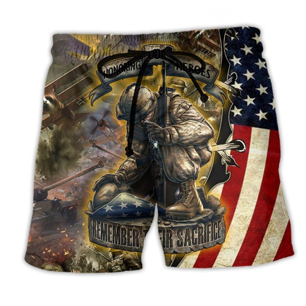 Veteran Honoring Heroes Tribute - Beach Short