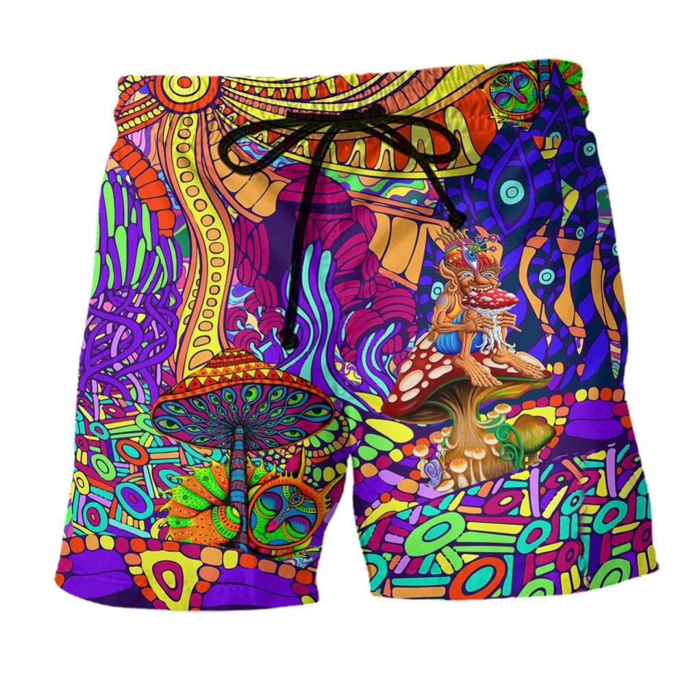 Hippie Love Peaceful Life - Beach Short