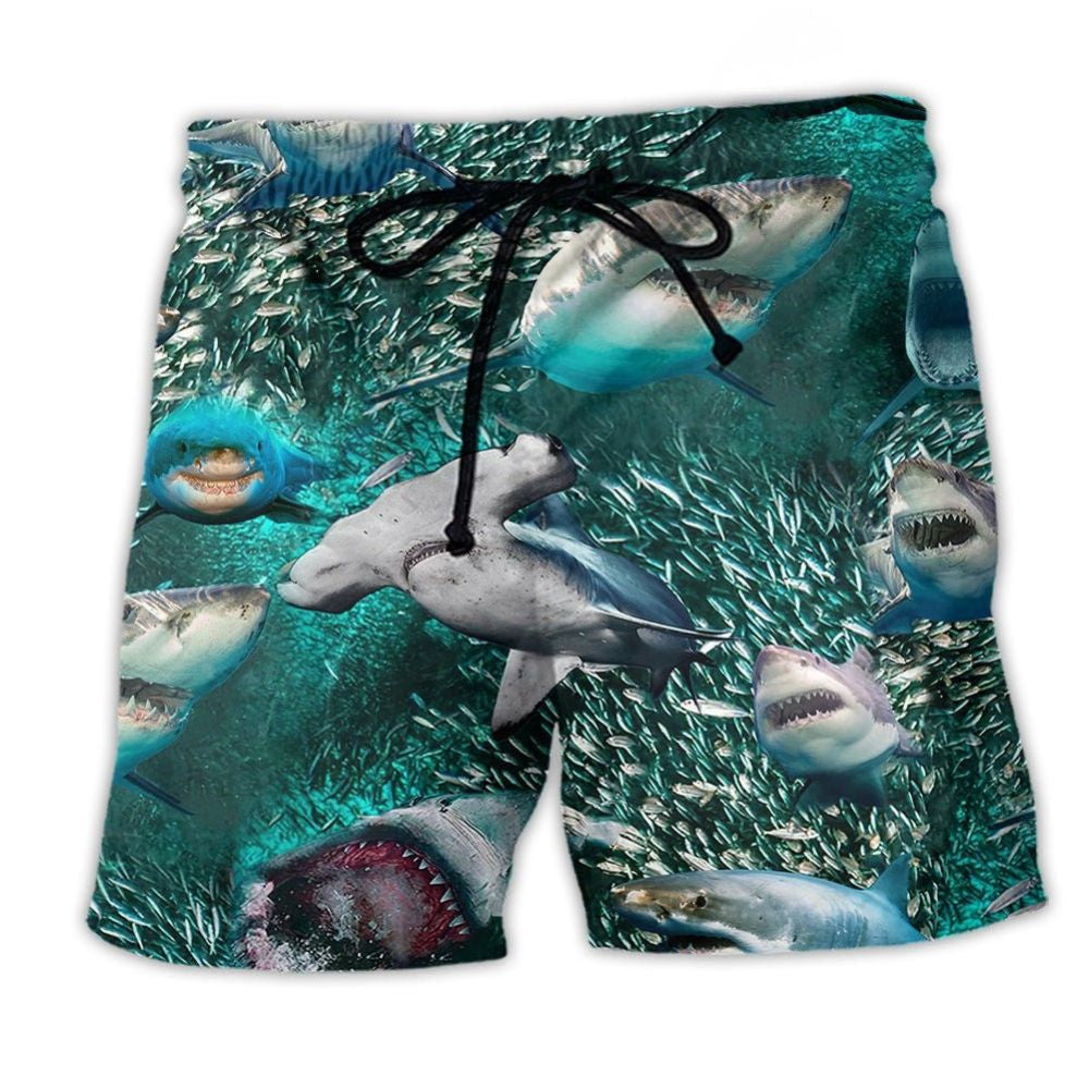 Shark Be A Shark Positive Life - Beach Short